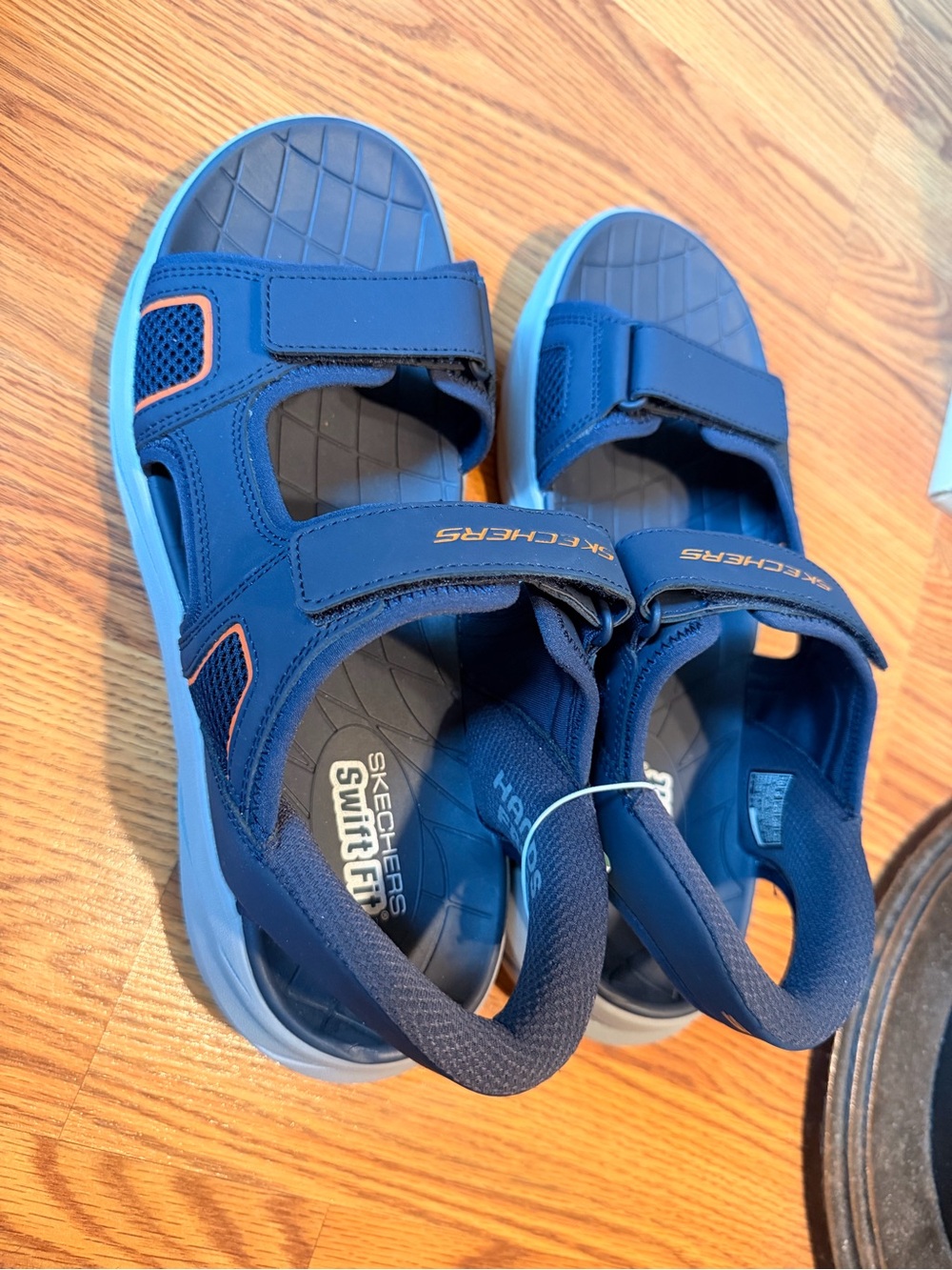 Skechers Men' Navy Blue Sport Sandals Size 8 NEW